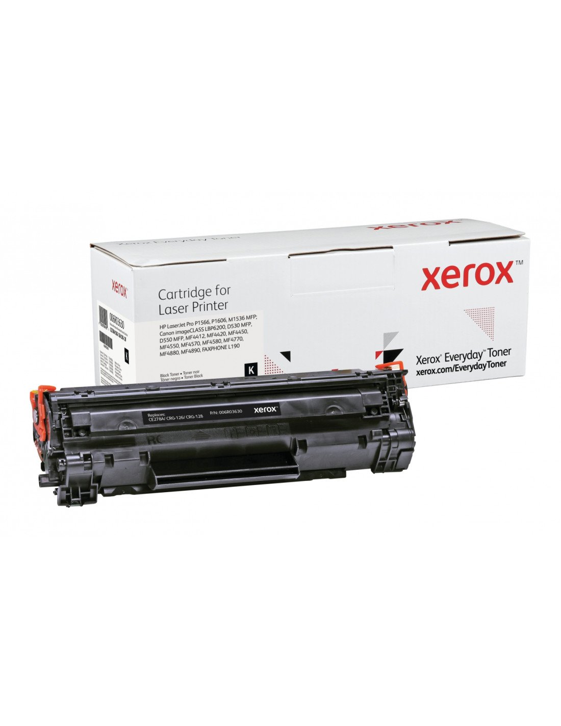 Toner xerox negro everyday compatible hp CE278A CRG-126 CRG-128 2100 paginas 006R03630