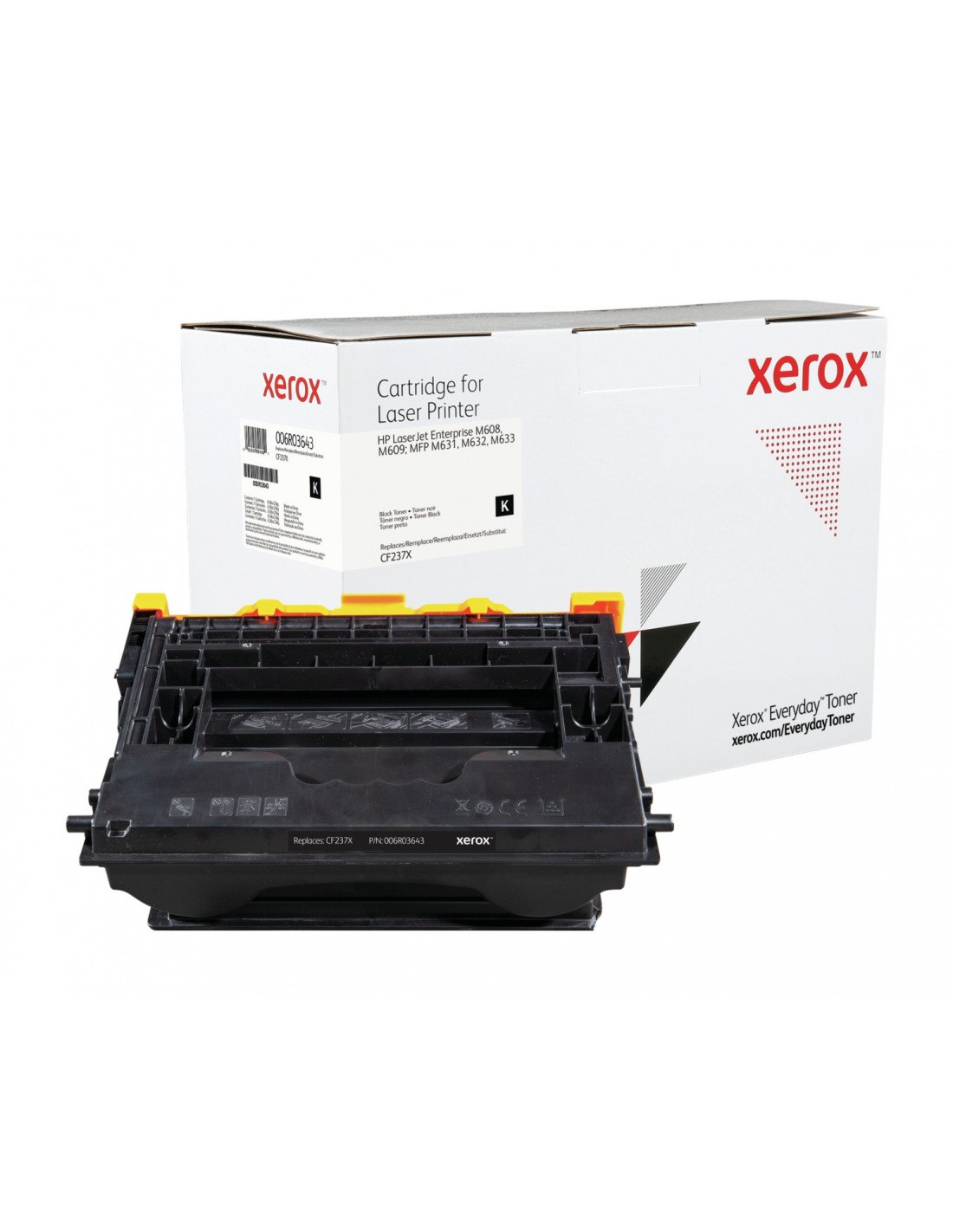Toner xerox negro everyday compatible hp CF237X 25000 paginas 006R03643