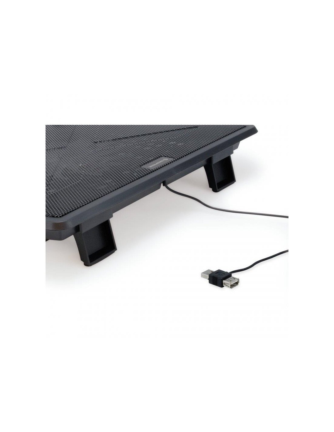 SOPORTE REFRIGERADOR NOTEBOOK CONCEPTRONIC ALUMINIO 15.6 ERGONOMICO BLACK