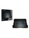 SOPORTE REFRIGERADOR NOTEBOOK CONCEPTRONIC ALUMINIO 15.6 ERGONOMICO BLACK