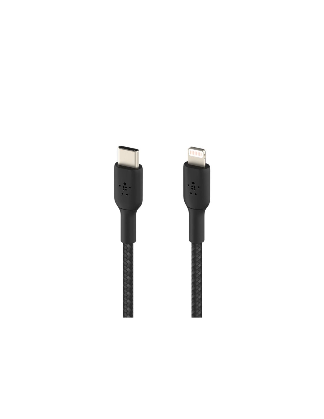 Cable Belkin de conector Lightning macho/USB C macho 1 m Negro