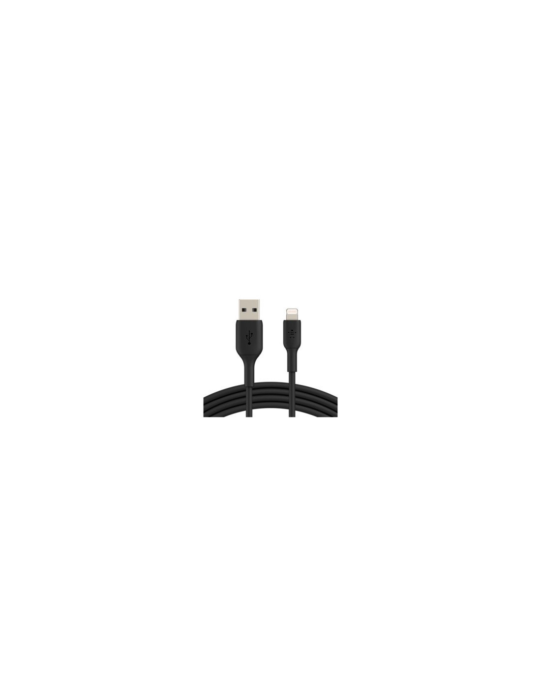 Cable Belkin de conector Lightning macho/USB A macho 3 m Negro
