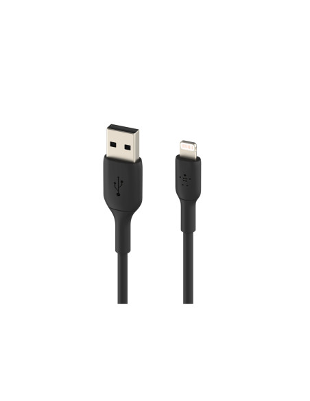 Cable Belkin de conector Lightning macho/USB A macho 3 m Negro