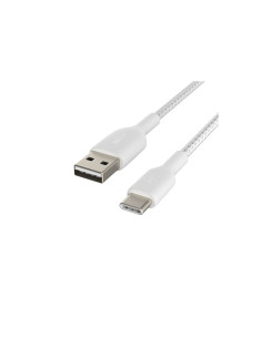 Cable Belkin USB A macho/USB C macho 3 m Blanco 2