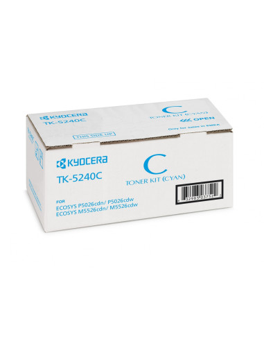 KYOCERA TK-5240C cartucho de tóner 1 pieza(s) Original Cian