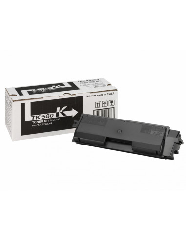KYOCERA TK-580K cartucho de tóner 1 pieza(s) Original Negro