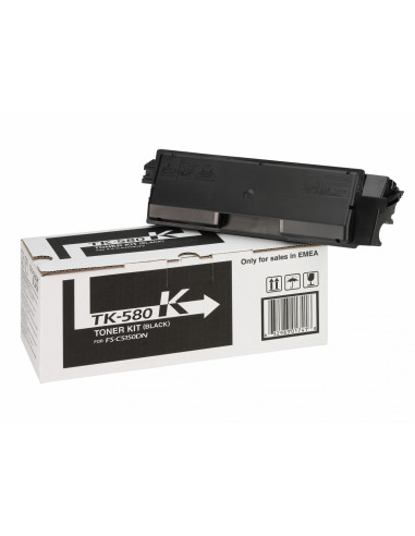 KYOCERA TK-580K cartucho de tóner 1 pieza(s) Original Negro