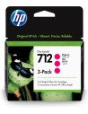 PACK 3 CARTUCHOS HP 712 MAGENTA 3ED78A