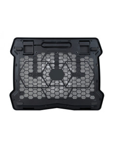 Base refrigerante conceptronic almohadilla fria 15.6p iluminacion azul negro THANA05B 2