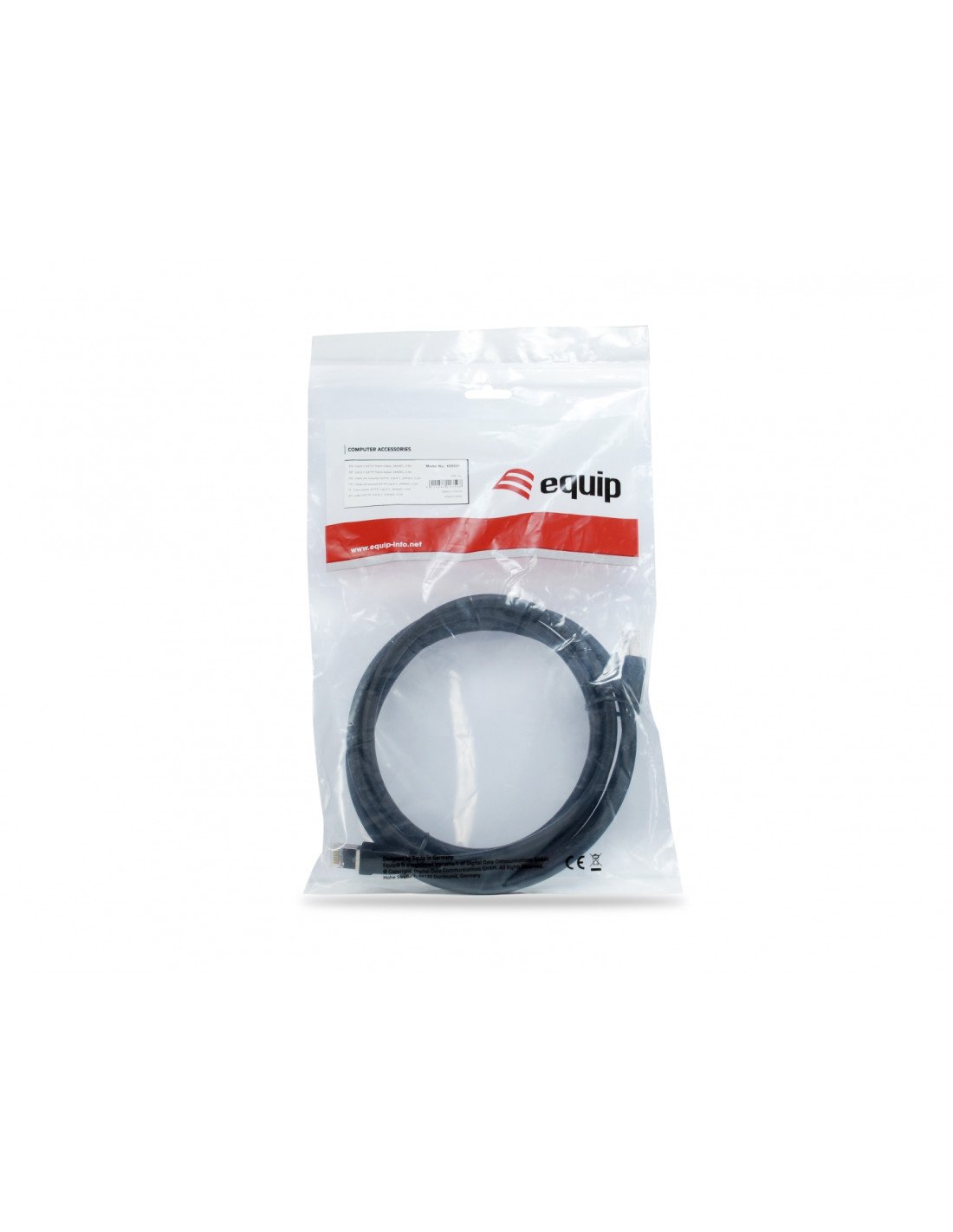 Latiguillo de red equip cat8.1 S/FTP 2m negro 608051