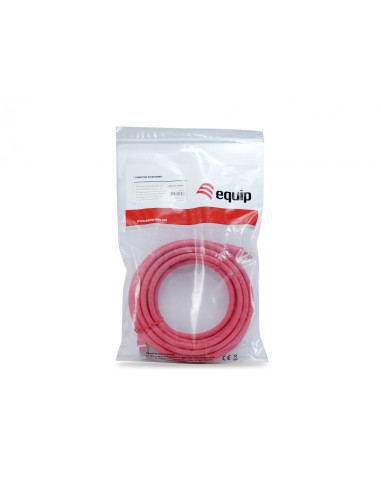 Equip 608024 cable de red Rojo 5 m Cat8.1 S/FTP (S-STP)