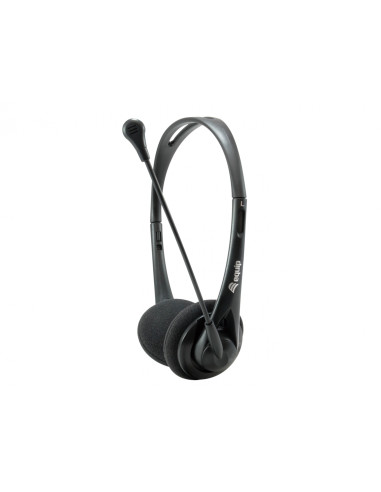 Equip Chat Headset Auriculares Alámbrico Diadema Llamadas/Música Negro