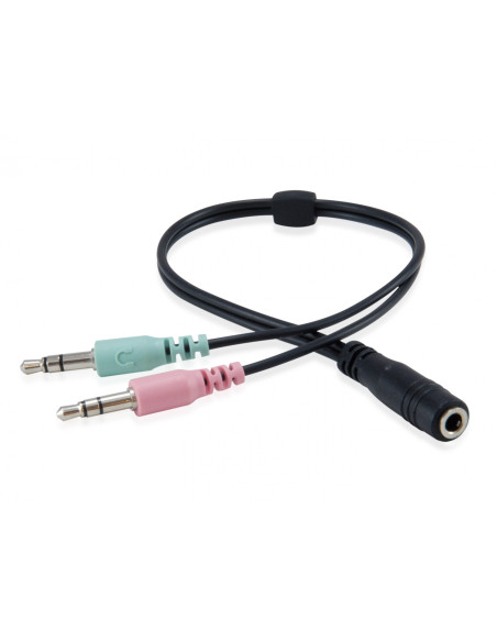 Equip Chat Headset Auriculares Alámbrico Diadema Llamadas/Música Negro