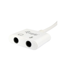 Equip Adaptador de USB-C a audio, color blanco 2