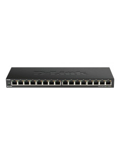 D-Link DGS-1016S No administrado Gigabit Ethernet (10/100/1000) Negro 2