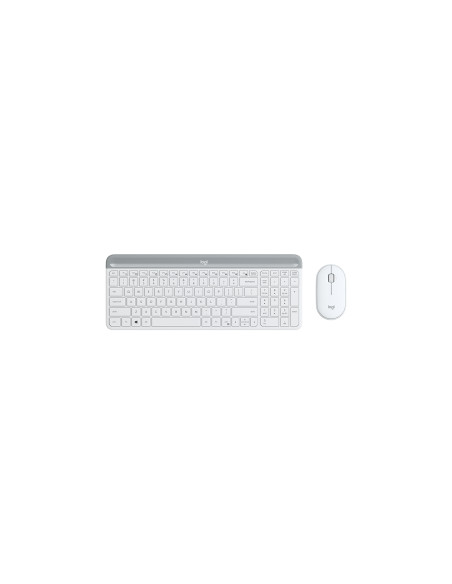 Logitech MK470 slim teclado y raton rf inalambrico español blanco
