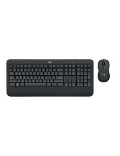 Logitech advanced combo teclado y raton rf inalambrico qwertz aleman negro