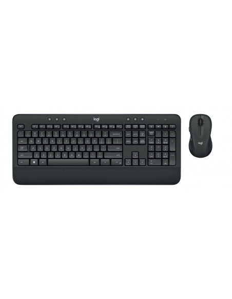 Logitech advanced combo teclado y raton rf inalambrico qwertz aleman negro