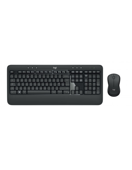 Logitech MK540 Advanced teclado RF inalámbrico QWERTZ Alemán Negro, Blanco
