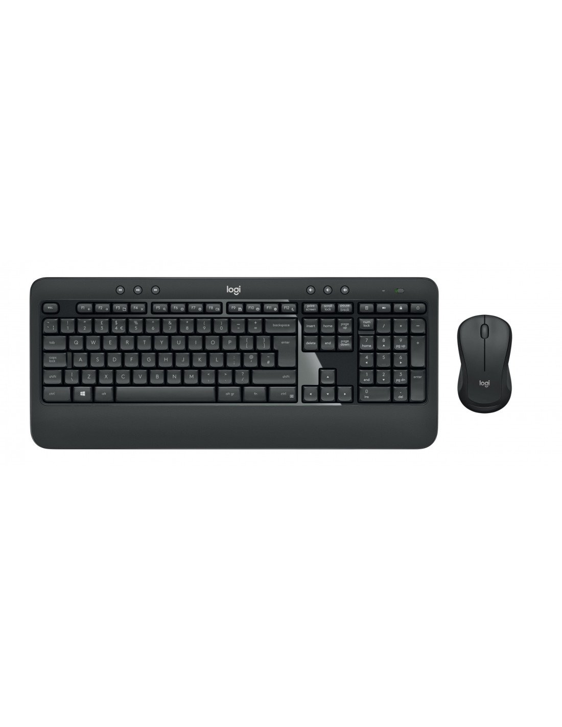 Logitech MK540 Advanced teclado RF inalámbrico QWERTZ Alemán Negro, Blanco