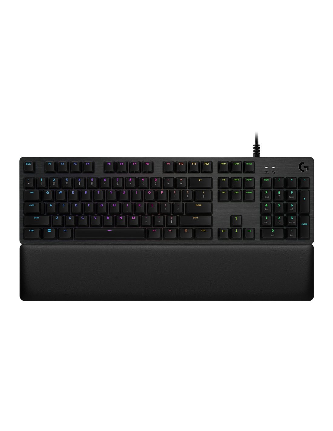 Logitech G G513 Teclado gaming usb mecanico qwerty español carbono