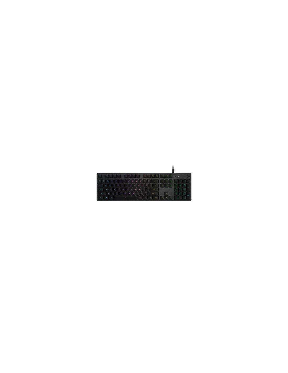 Logitech G G512 Teclado gaming usb mecanico qwerty español carbono