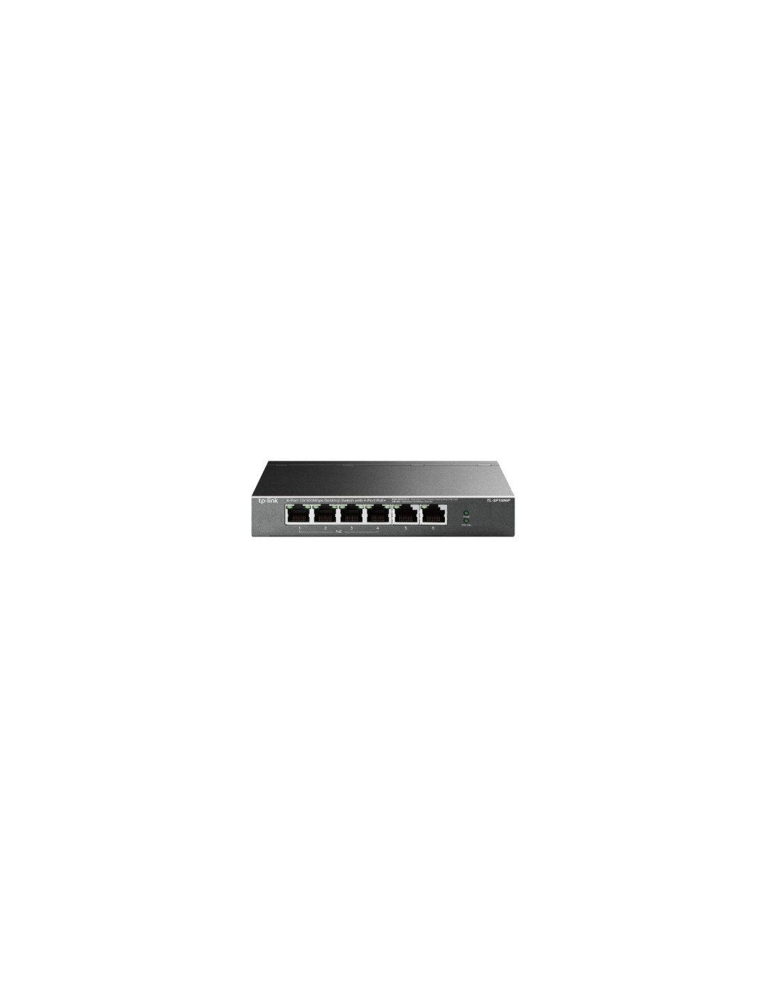 TP-LINK switch Fast Ethernet (10/100) EnergÍ­a sobre Ethernet (POE) Negro