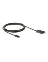 Ewent adaptador cable de video usb tipo-c macho a hdmi estandar macho 2m negro