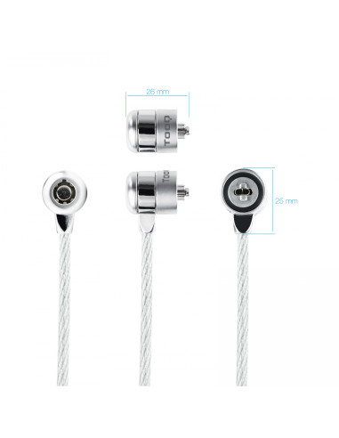 TooQ TQCLKC0025 cable antirrobo Plata 1,5 m