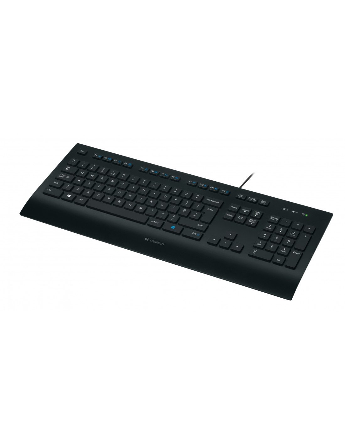 Logitech K280e teclado USB QWERTZ Alemán Negro 920-008669