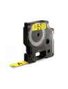 Dymo D1 Etiquetas estandar negro sobre amarillo 12mm x 7m poliester
