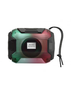 Mars Gaming MSBAX, Altavoz Bluetooth RGB, Compacto,10W, 2