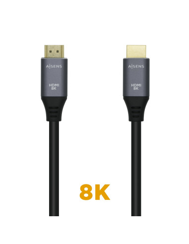 AISENS Cable HDMI V2.1 Ultra Alta Velocidad / HEC 8k@60Hz 48Gbps,
