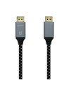 Aisens Cable Displayport V1.4 8k 60hz macho a macho 1m gris negro