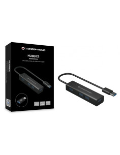 Conceptronic HUBBIES06B hub de interfaz USB 3.2 Gen 1 (3.1 Gen 1) 2