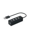 EQUIP HUB de interfaz USB 2.0 480 Mbit/s Negro