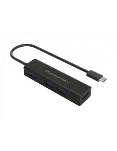 Conceptronic HUBBIES07B hub de interfaz USB 3.2 Gen 1 (3.1 Gen 1)