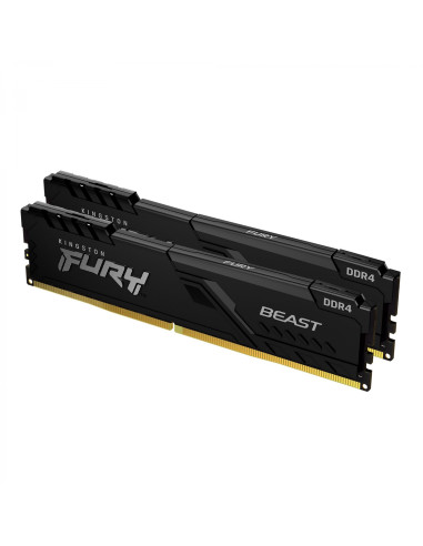 HyperX Fury Beast memoria dimm 16gb 2 x 8gb ddr4 3600mhz negro