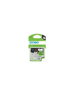 Dymo D1 Etiquetas durable negro sobre blanco 12mm x 5.5m 2