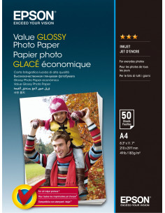 Epson Value Glossy Photo Paper - A4 - 50 Hojas 2