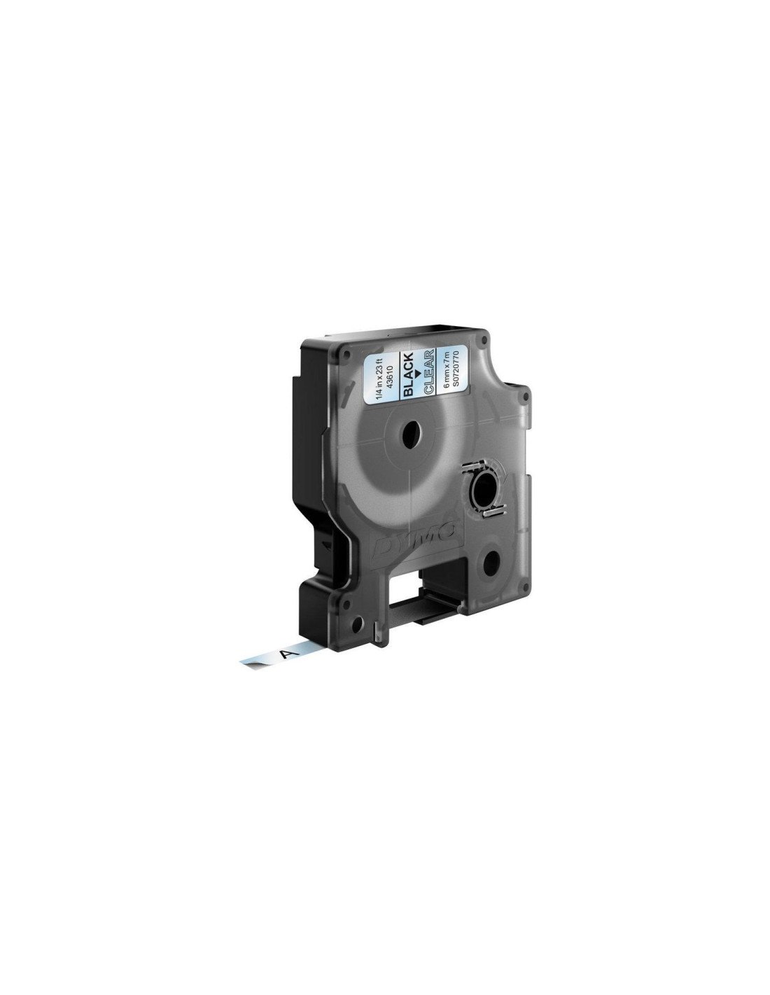 DYMO D1 - Etiquetas estándar - Negro en claro - 6mm x 7m