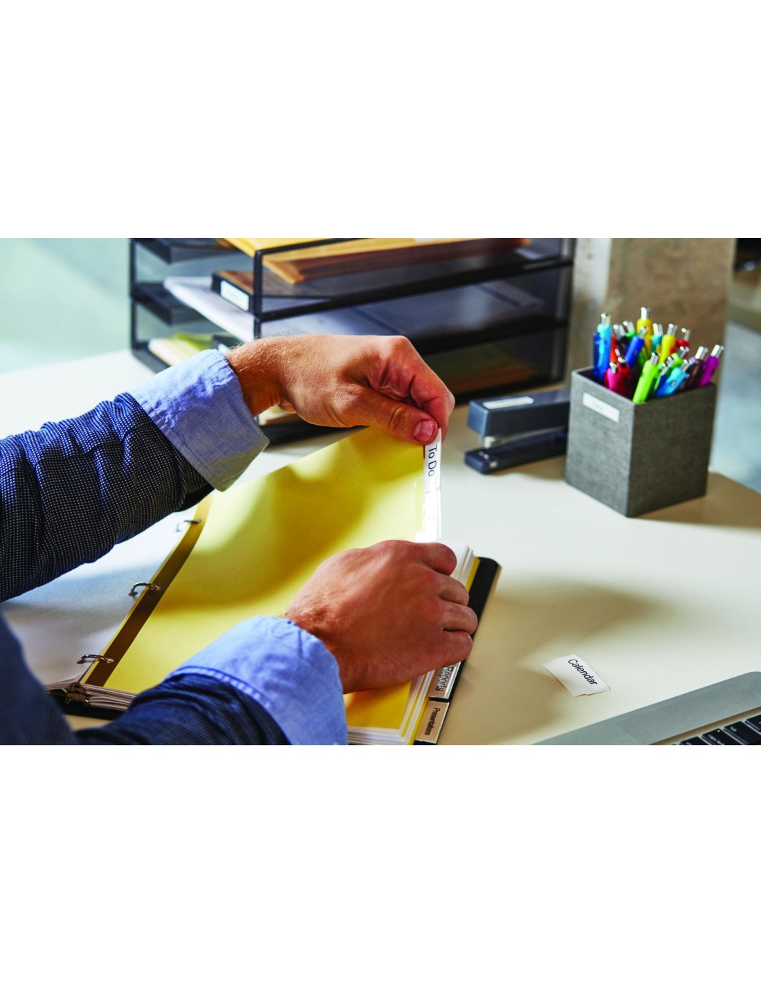 DYMO LW - Etiquetas para archivadores suspendidos - 12 x 50 mm - S0722460