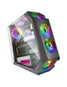 Mars Gaming MC51 Caja PC Gaming ATX Doble Cristal Templado 5xVentilador RGB Negro