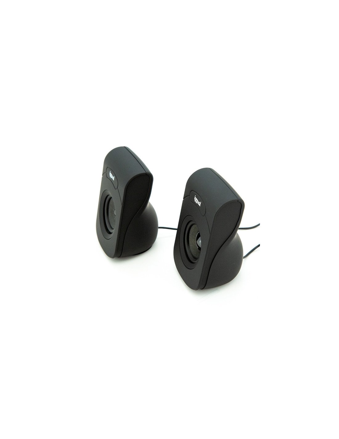 iggual Altavoces 2.0 6 W mini-jack 3.5 mm + USB Negro