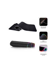 SUBBLIM Alfombrilla/Tapete Ratón Luz LED RGB 9 colores Extra Grande 2