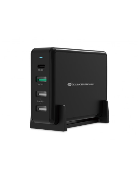 Conceptronic OZUL01B cargador de dispositivo móvil Universal Negro