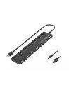 Conceptronic HUB de interfaz USB 2.0 480 Mbit/s Negro