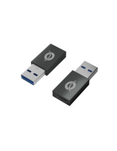 Conceptronic DONN10G cambiador de género para cable USB A USB C Negro