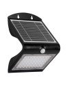 APLIQUE LED SOLAR 4W 500LM DOBLE ILUMINACIÓN NEGRO ELBAT