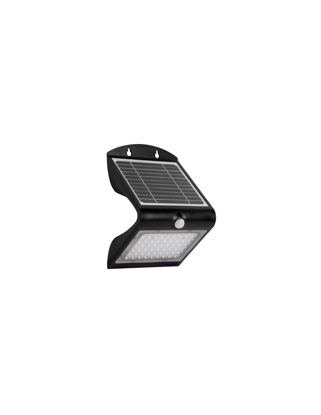 APLIQUE LED SOLAR 4W 500LM DOBLE ILUMINACIÓN NEGRO ELBAT